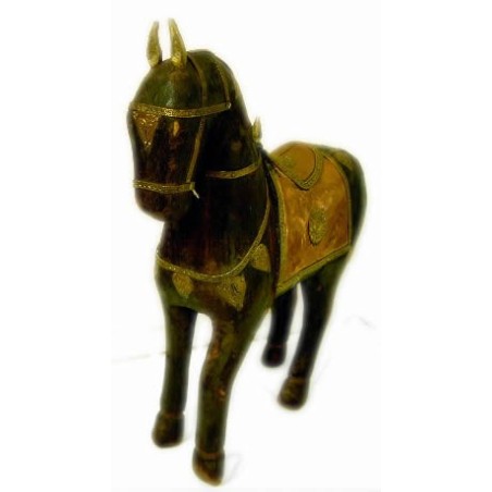 Artesanía caballo de madera