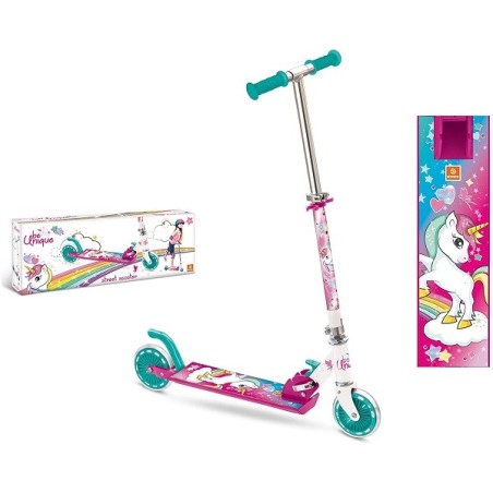 Patinete 2 ruedas aluminio Unicornio