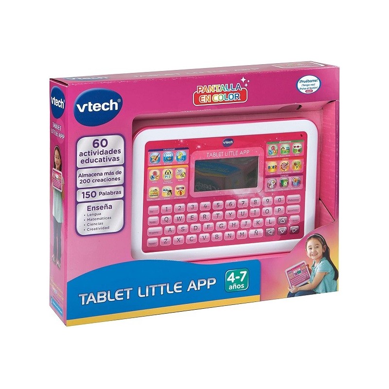 VTech Little App Tableta educativa Infantil Pantalla LCD a Color aprende en casa
