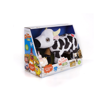 La Granja De Zenon Vaca Lola Musical con caja 30cm Bandai edad +24 meses - Tienda juguetes envio urgente