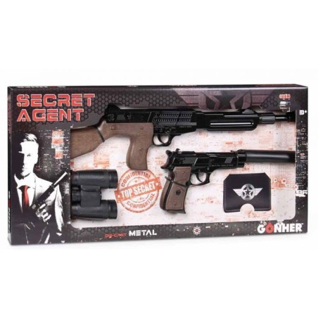 Set agente secreto metralleta y pistola - Entrega urgente