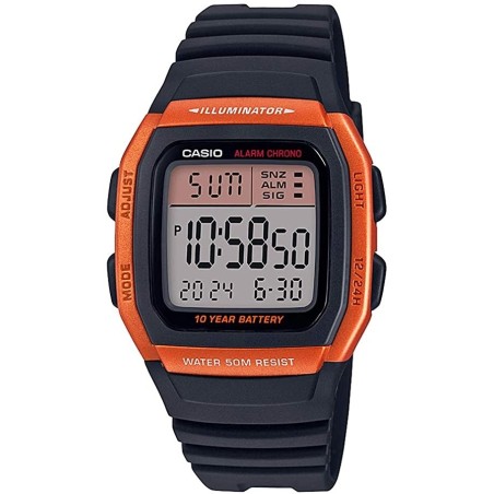 Reloj Casio Caballero W-96H-4A2 naranja