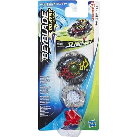 Beyblade Burst Turbo Slingshock Single Top - Iron X Surtr S4