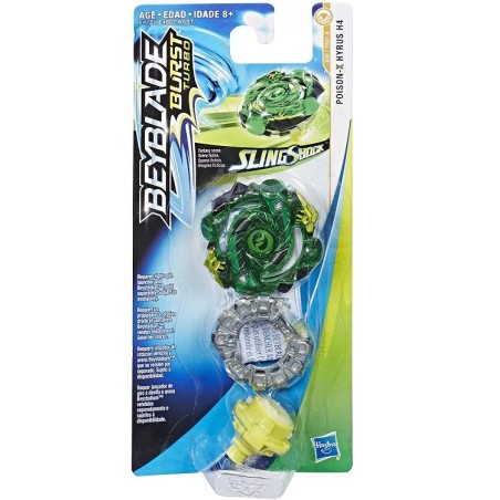 Beyblade Burst Turbo Slingshock Poison X Hyrus H4. Edad +8 años.