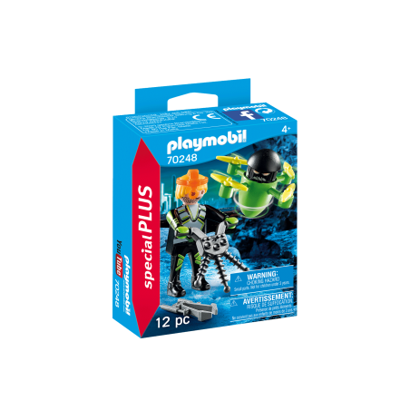 Playmobil 70248 Agente con Dron Special Plus