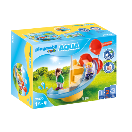 Playmobil 70270 1.2.3 Tobogán Acuático Playmobil 1.2.3