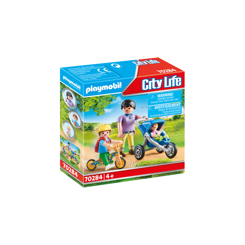 Playmobil 70284 Mamá con Niños City Life