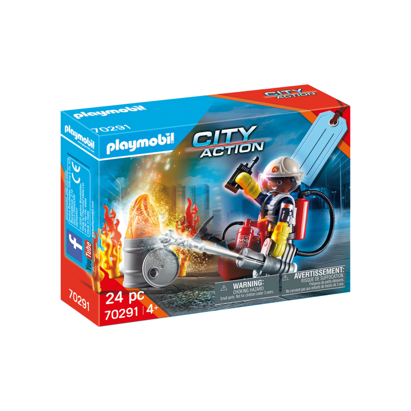 Playmobil 70291 Set Bomberos City Action