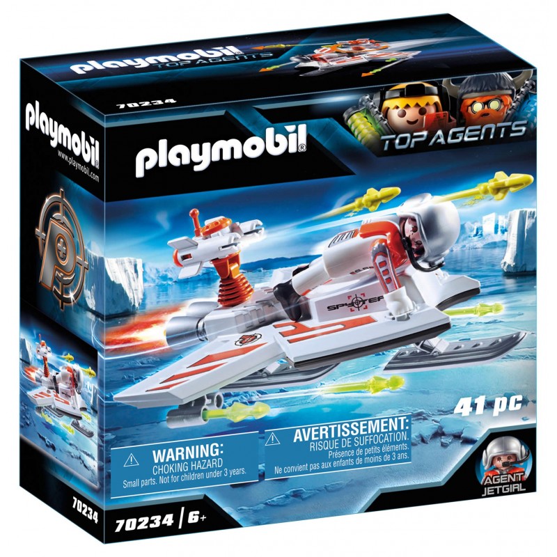 Playmobil 70234 Spy Team Volador Top Agents