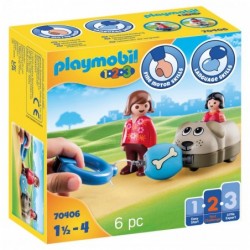 Playmobil 70406 1.2.3 Mi Perro Playmobil 1.2.3