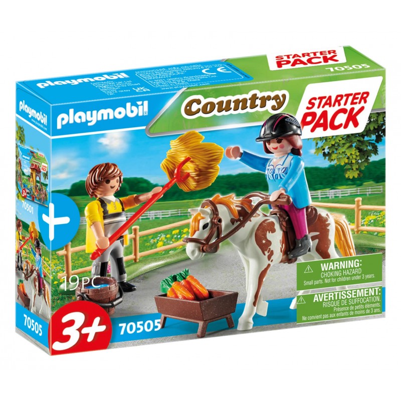 Playmobil 70505 Starter Pack Granja de Caballos set adicional Country