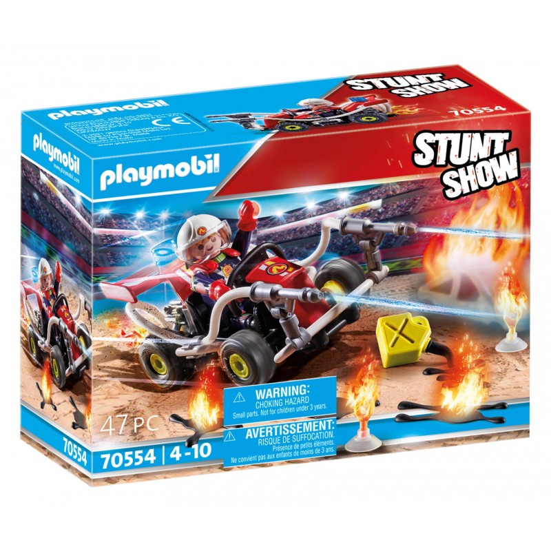 Playmobil 70554 Stuntshow Kart Bombero Stuntshow