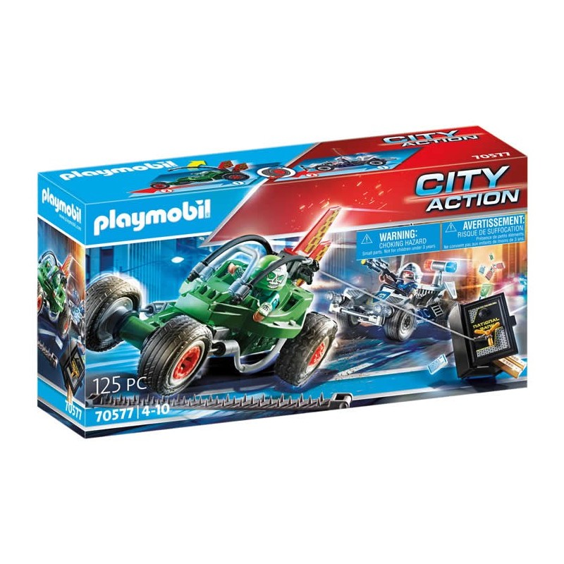 Playmobil 70577 Kart Policial: persecución ladrón de caja fuerte City Action