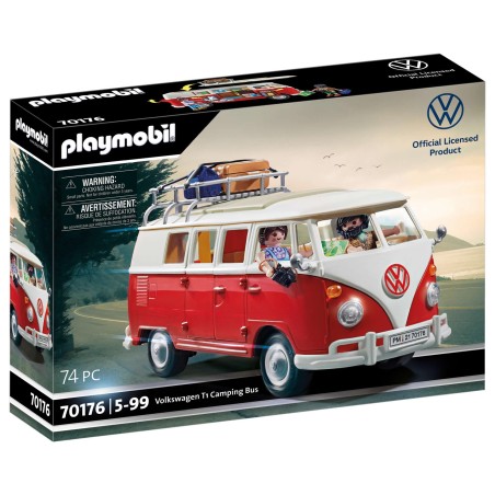 Volkswagen T1 Camping Bus Playmobil 70176 Volkswagen - Servicio de entrega urgente.