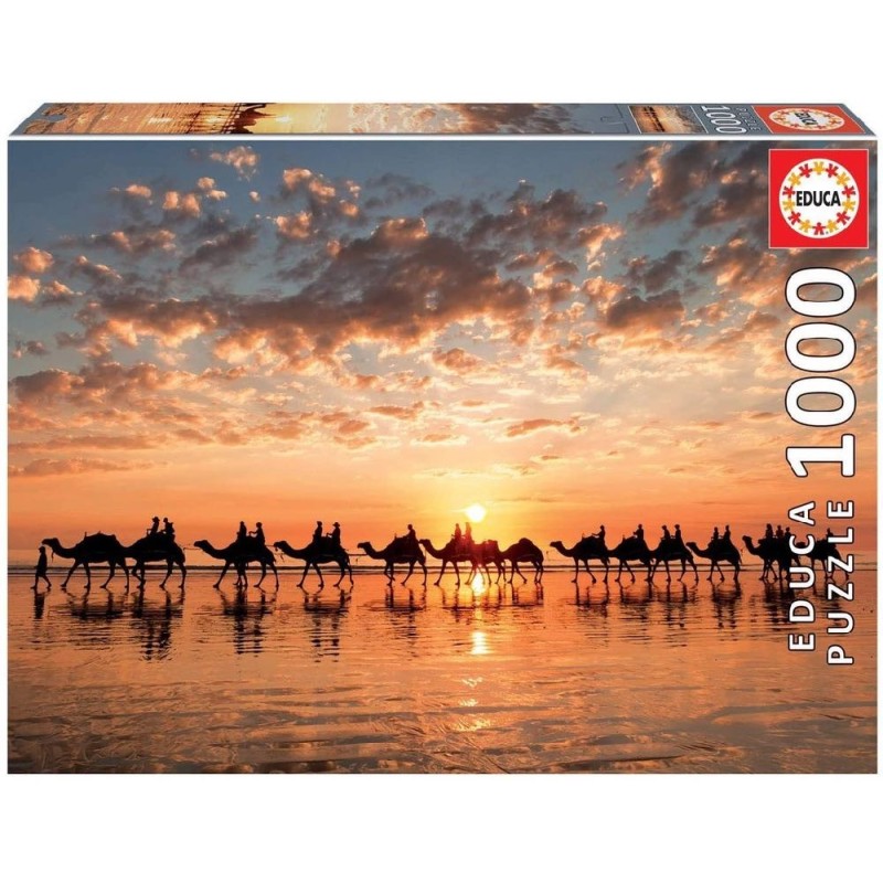 Puzzle 1000 Atardecer Dorado En Cable Beach Austr Educa Borras - Servicio entrega urgente Puzzle 1000 Atardecer Dorado En Cable Beach Austr Educa Borras - Servicio entrega urgente