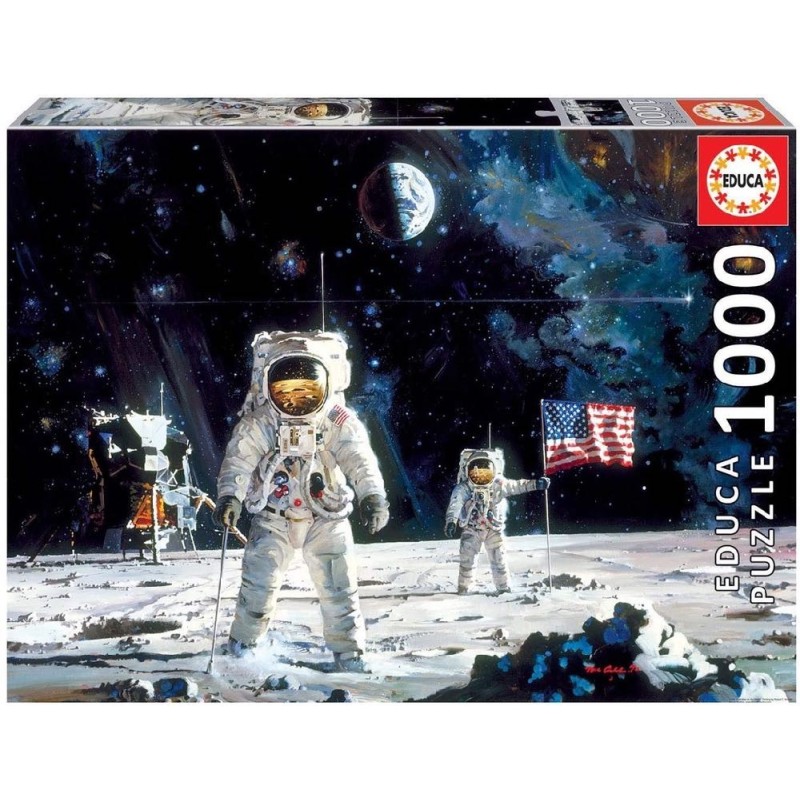 Puzzle 1000 First Men On The Moon Robert Mccall Educa Borras - Servicio entrega urgente Puzzle 1000 First Men On The Moon Robert Mccall Educa Borras - Servicio entrega urgente