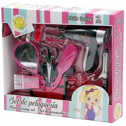 Set de peluquería hairstyle con accesorios juguete