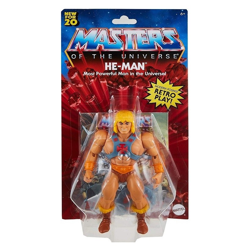 Muñeco He-Man Masters of the Universe Mattel GNN85 15cm Incluye Comic