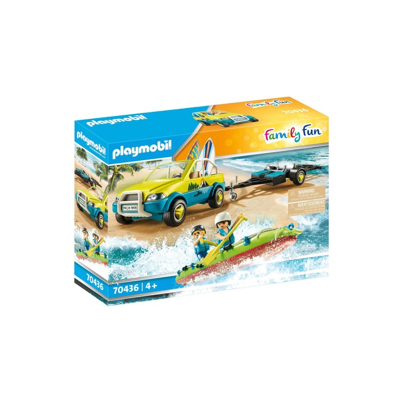 Playmobil 70436 Coche de Playa con Canoa - Tienda click playmobil Playmobil 70436 Coche de Playa con Canoa - Tienda click playmobil