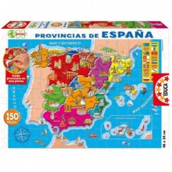Puzzle Provincias de España 150 piezas tamaño 48 x 34 cm
