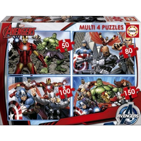 Puzzle 50-80-100-150 Piezas Avengers - Tienda puzzles y juegos educativos