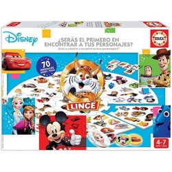 Juego Lince Edición Disney 70 imágenes de personajes Disney Edad 4-7 años 