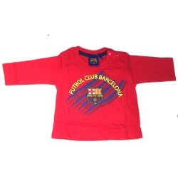 Camiseta bebé Fc Barcelona manga larga