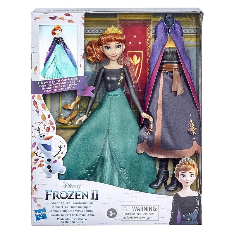 Muñeca transformación de la reina Anna Frozen II Hasbro edad +5 años