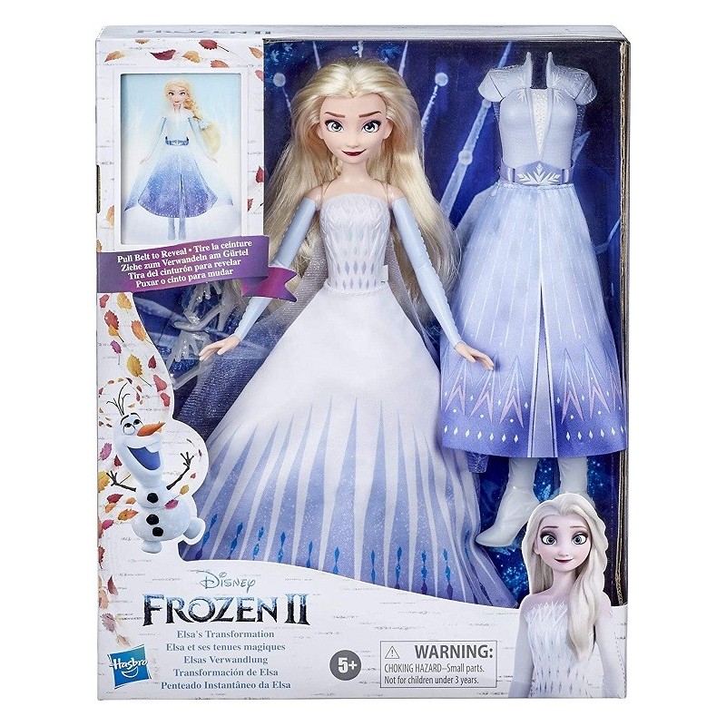 Muñeca transformación de Elsa Frozen II Hasbro edad +5 años