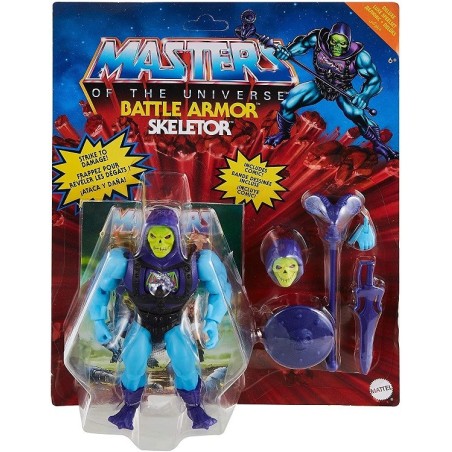 Masters of the Universe Figura Skeletor Deluxe muñeco articulado con accesorios Mattel GVL77