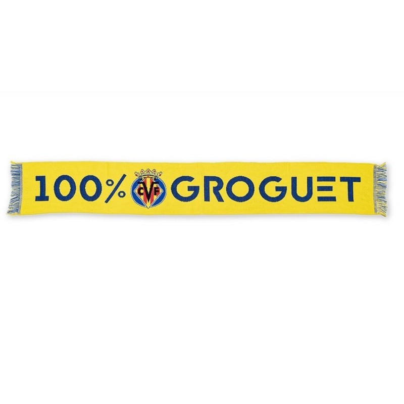 Bufanda Villarreal Club de Fútbol 100% Groguet