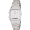 Reloj Casio Caballero AQ-230A-7D analógico y digital correa acero inoxidable