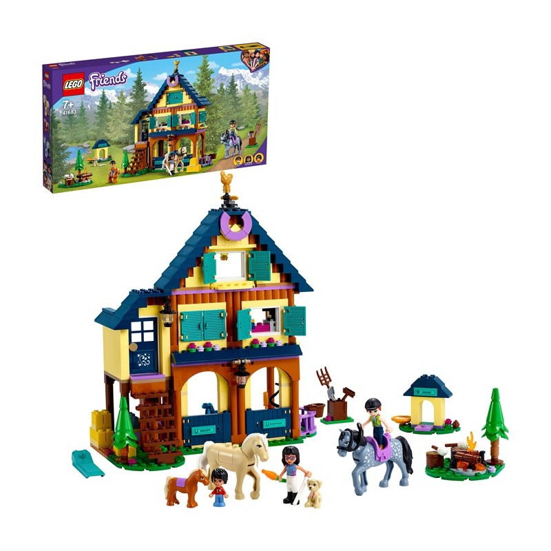 Lego Friends 41683 Bosque: Centro de Equitación Edad: 7+ Contiene: 511 pieza Lego Friends 41683 Bosque: Centro de Equitación Edad: 7+ Contiene: 511 pieza