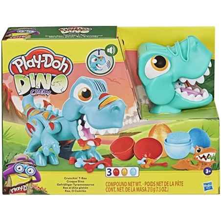 Play-Doh Dino Glotón Crew Crunchin T-Rex con sonido F1504 Hasbro plastilina