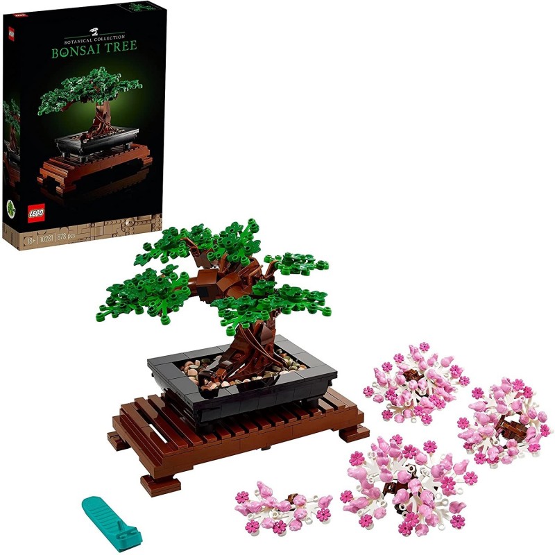 LEGO 10281 Creator Expert Botanical Bonsái kit de construcción de maquetas