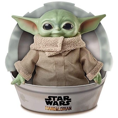 Star Wars Baby Yoda El niño de la Serie The Mandalorian Figura Peluche de 28cm Mattel GWD85