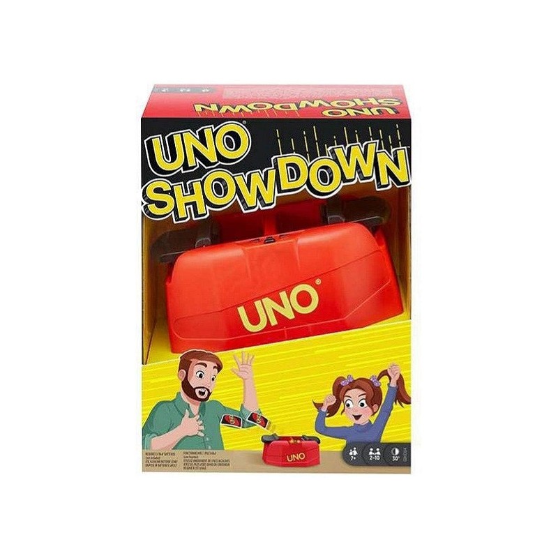 Mattel Juego Uno Showdown GKC04 GAMES para 2 a 10 jugadores mayores de 7 años Mattel Juego Uno Showdown GKC04 GAMES para 2 a 10 jugadores mayores de 7 años