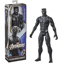 Muñeco Black Panther Marvel Avengers Titan Hero Series Figura de acción 30cm Hasbro