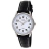 Reloj CASIO señora LTP-1303L-7B esfera blanca correa negra