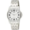 CASIO Reloj con Correa de Acero Inoxidable MTP-1260D-7B callero esfera blanca