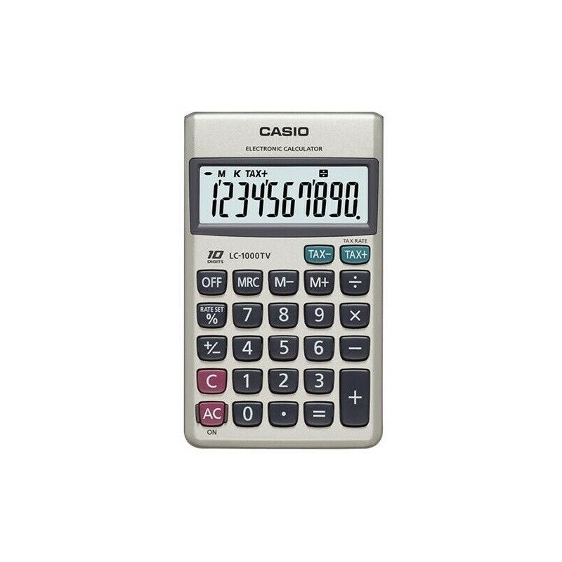 Calculadora Casio LC-1000TV 10 digitos