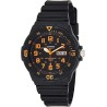 Reloj de Pulsera CASIO MRW-200H-4B Analógico para Hombre Color Naranja Correa Resina