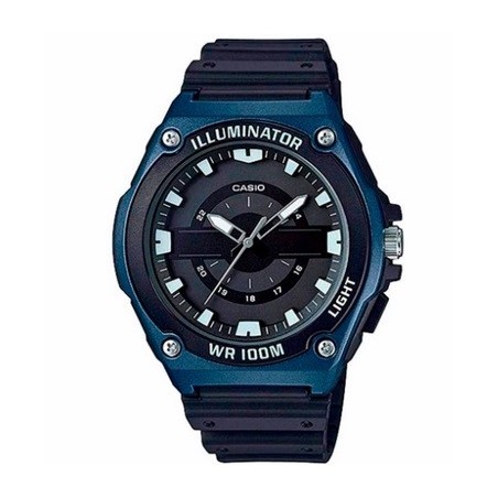 Reloj de Pulsera CASIO MWC-100H-2A Analógico para Hombre Color Negro Correa Resina