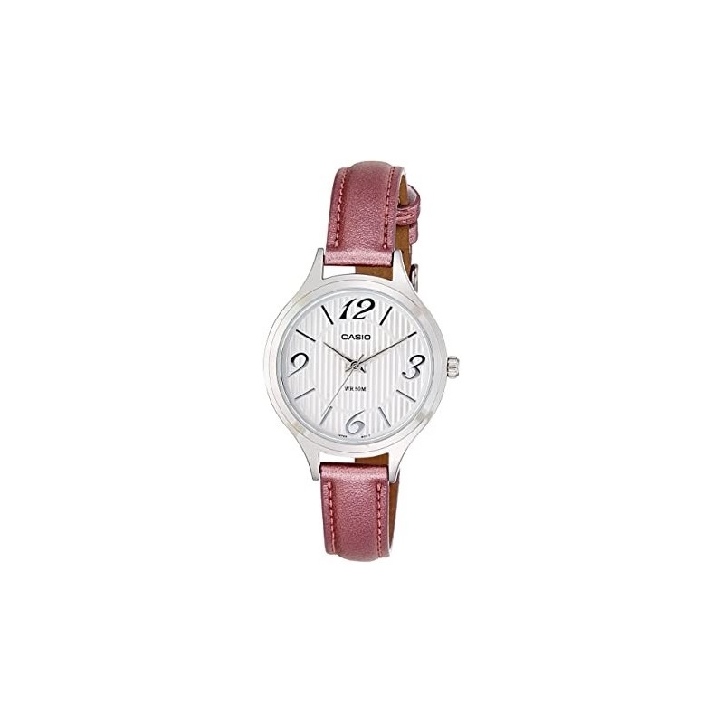 Reloj Casio mujer LTP-1393L7A plateado correa rosa
