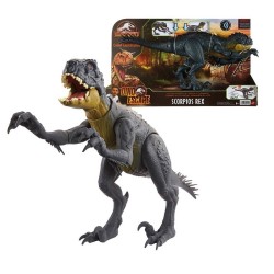 Dinosaurio Scorpios Rex Stinger Corta y Lucha HBT41 Jurassic World Matte Dino Escape Camp Cretaceus