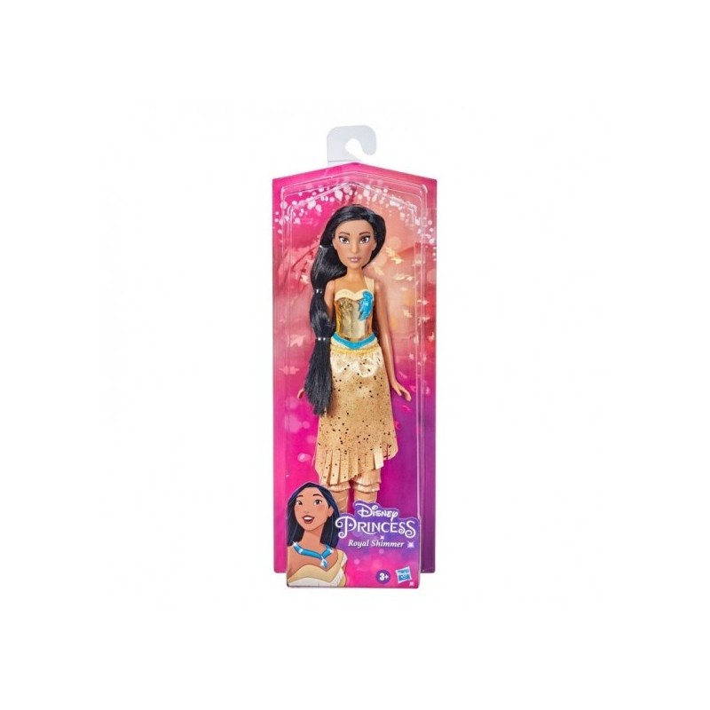 Muñeca Pocahontas brillo real Princesa Disney 30cm