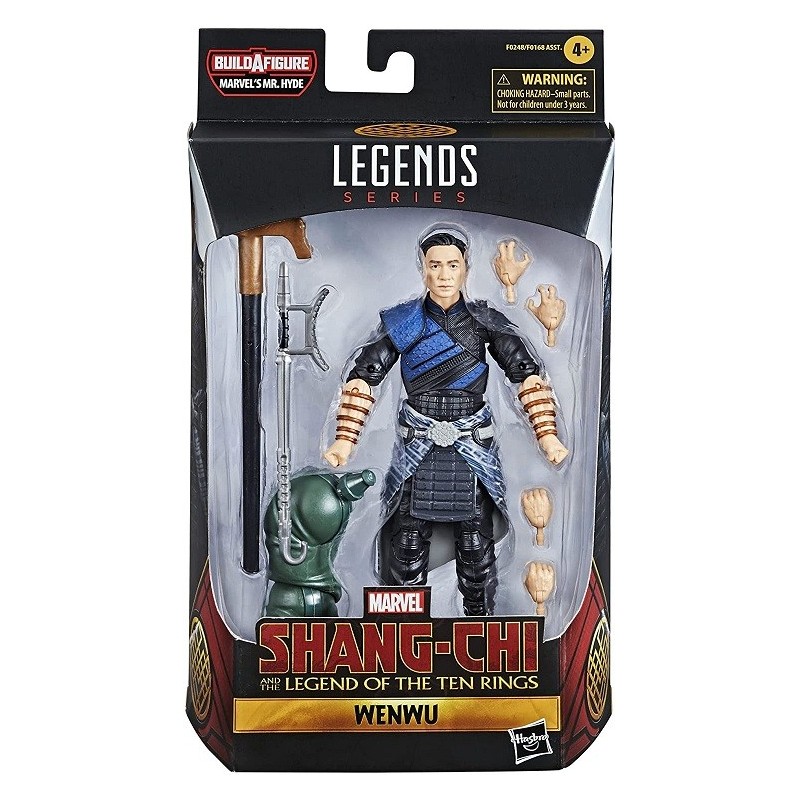 SHANG CHI Figura de acción Coleccionable de Wenwu de 15 cm de Shang-Chi y la Leyenda de los Diez Anillos de Hasbro 