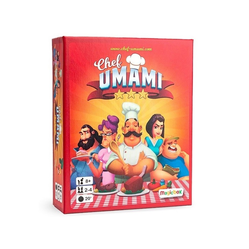 Juego de cartas Chef Umami PJTUC106SP00 MAGIC BOX 2-4 jugadores edad +8 años