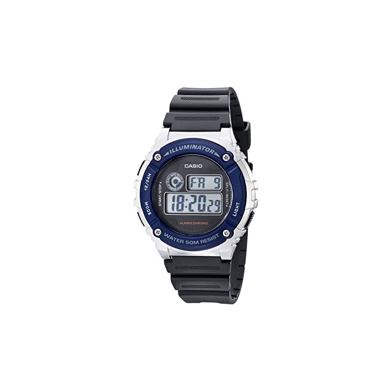 Reloj digital de cuarzo para hombre - Marca: CASIO Modelo: W-216H-2A Reloj digital de cuarzo para hombre - Marca: CASIO Modelo: W-216H-2A