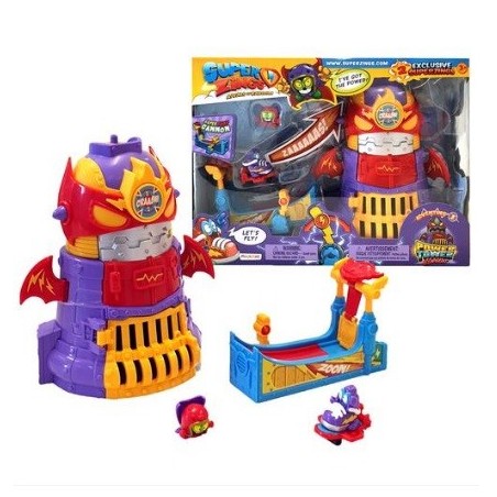SuperZings - Playset Adventure 3 Torre de Asalto, un set SuperZings con 2 figuras exxclusivas